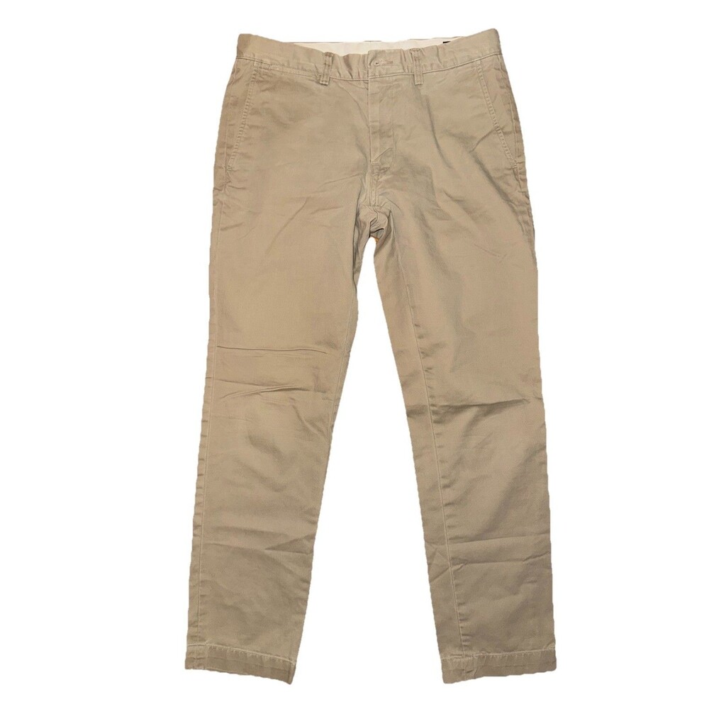 Polo Ralph Lauren Mens Size 32/32 Tan Khaki Dress Pants
